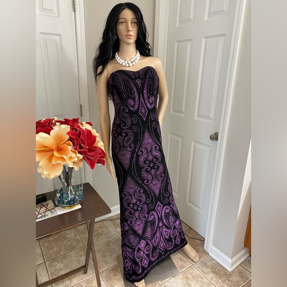 JUMP Apparel Dress, US Size 4, beautifully made, purple and black, great quality - Picture 2 of 4